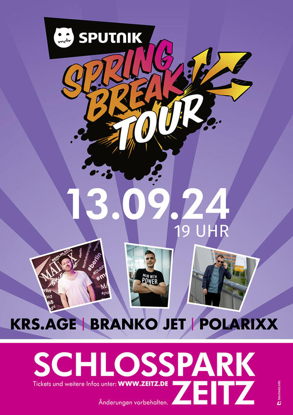 Sputnik Spring Break Tour_Plakat