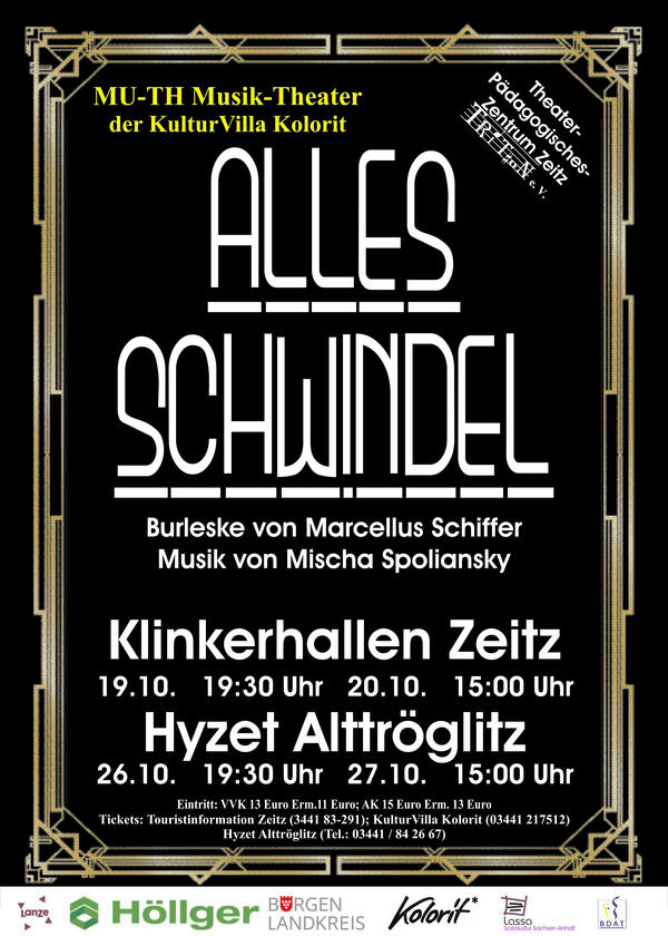 Plakat Alles Schwindel