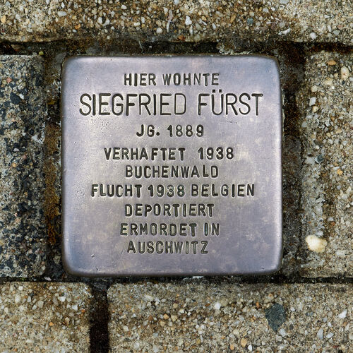 L1016766 Zeitz Stolpersteine Eulengrund Siegfried Fürst